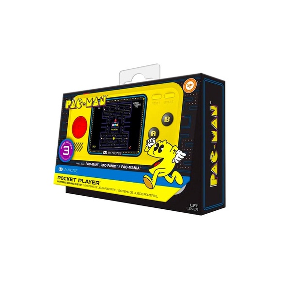 My Arcade Pac-Man Pocket Player Collectible Handheld Game Console 3 Games NEW!!! - Picture 6 of 6